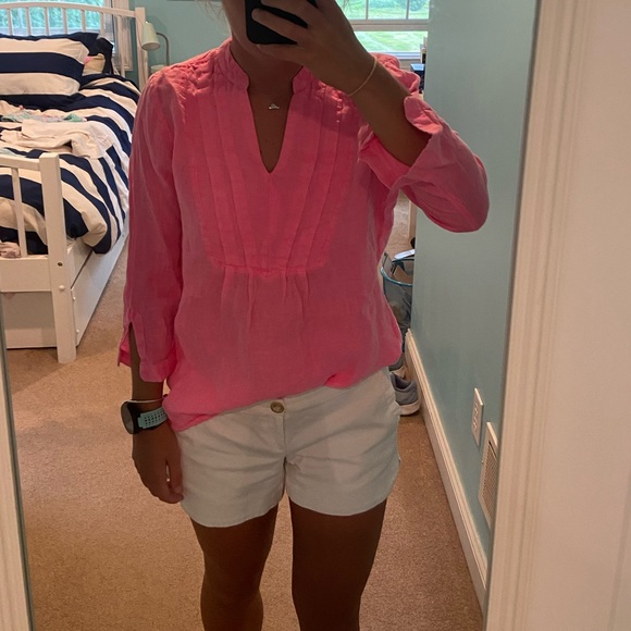 Vineyard Vines Linen Tunic Top - Picture 9 of 12